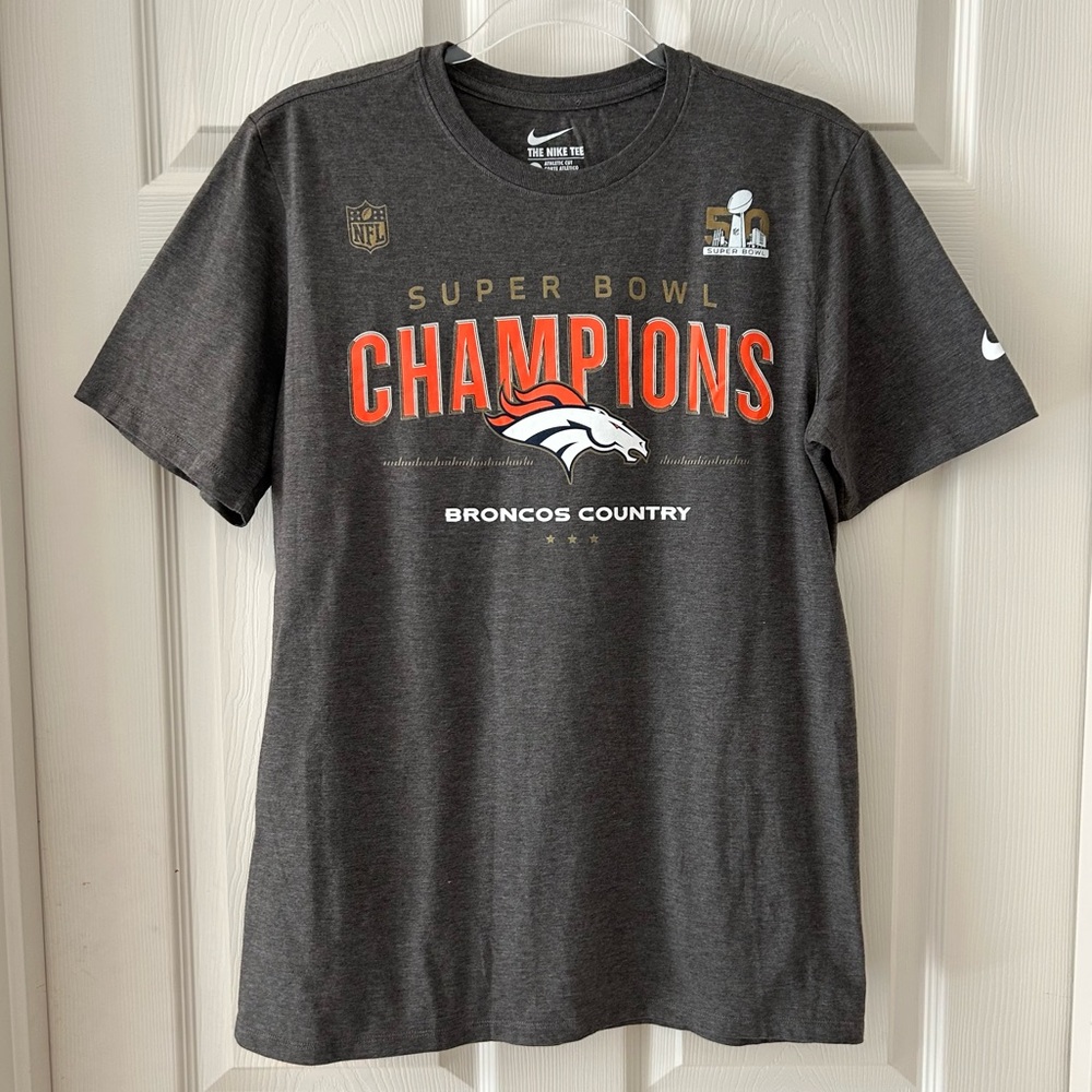 Nike Denver Broncos Super Bowl 50 Champions T-Shirt